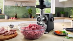 Bosch Serie 6 MFWS650B mėsmalė 500 W Juoda, Sidabras 7