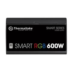 Thermaltake Smart RGB maitinimo blokas 600 W 20+4 pin ATX ATX Juoda 5