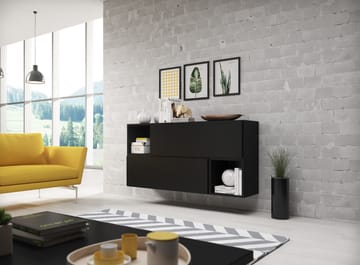 Cama ROCO14 CZ/CZ/CZ svetainės sekcija Spinta daiktams ir garso / vaizdo technikai laikyti
