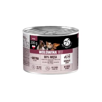 PET REPUBLIC Gabaliukai su jautiena padaže – šlapias pašaras šuniui – 200g