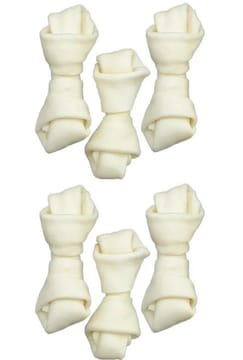 ZOLUX Knotted white bone - šunų kramtymo žaislas - 54g