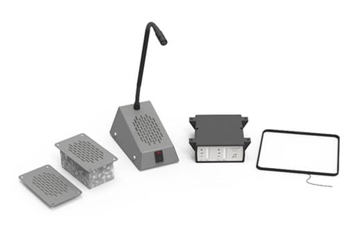 Contacta STS-K003L-B Intercom įleistinio montavimo sistema, juoda