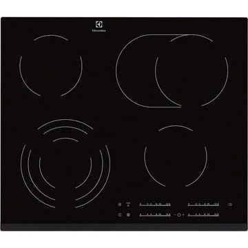 Electrolux EHF6547FXK viryklė Juoda Įmontuoti 4 zone(s)