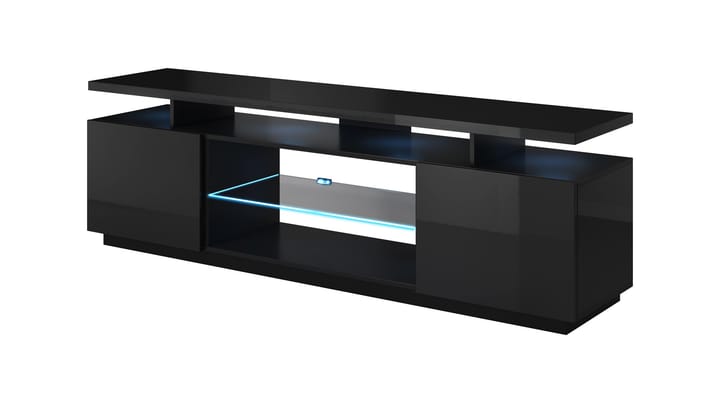 RTV spintelė EVA 180x40x56 juoda blizgi
