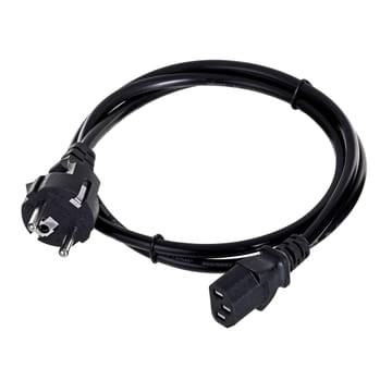 Savio CL-89 maitinimo kabelis Juoda 1,2 m IEC C13 IEC Type E (3.4 mm, 3.1 mm)