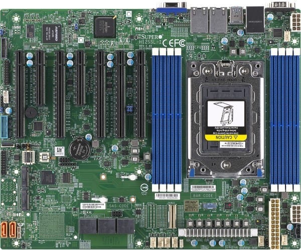 Supermicro MBD-H12SSL-I-O pagrindinė plokštė Socket SP3 ATX