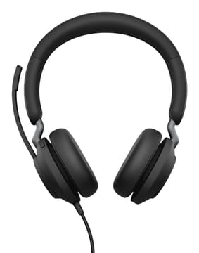 Jabra Evolve2 40 SE Laisvų rankų įranga Vielinis Su lankeliu Biuras / skambučių centras USB Type-C / USB Type-A Juoda