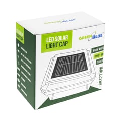 GreenBlue LED saulės lempa stulpui, 80x80 mm, vokelio formos gaubtas, 3200 K, GB127 WW 6