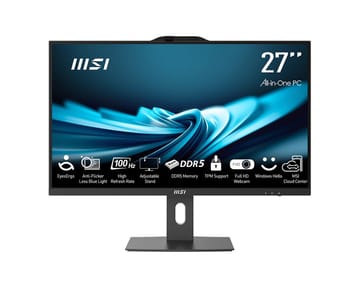MSI Pro AP272P 14M-495EU Intel® Core™ i7 i7-14700 68,6 cm (27") 1920 x 1080 pikseliai Viskas viename kompiuteryje 16 GB DDR5-SDRAM 1 TB SSD Windows 11 Pro Wi-Fi 6E (802.11ax) Juoda