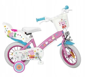 TOIMSA vaikiškas dviratis 12" Swinka Peppa pink