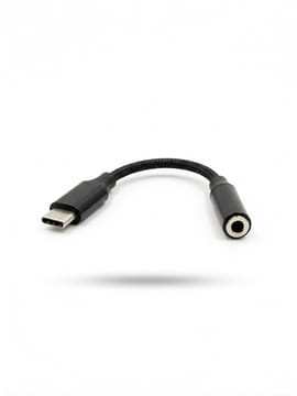 Vakoss TC-5681“ ausinių adapteris, C tipo, mini lizdas, 3,5 mm, juodas