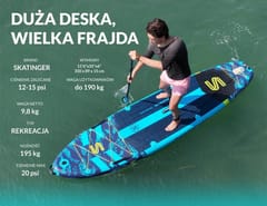 Deska SUP SKATINGER Asiaticus 350x89x15 cm Yoga 3