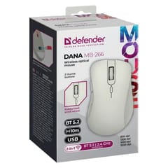 DEFENDER MOUSE DANA MB-266 WHITE 52266 6