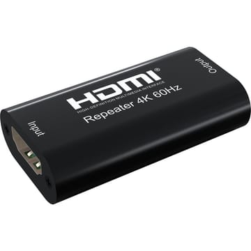 Techly IDATA HDMI2-RIP4KT vaizdo ir garso signalų ilgintuvas AV kartotuvas Juoda