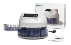 Safescan 1250 EUR monetų skaičiavimo mašina balta 7