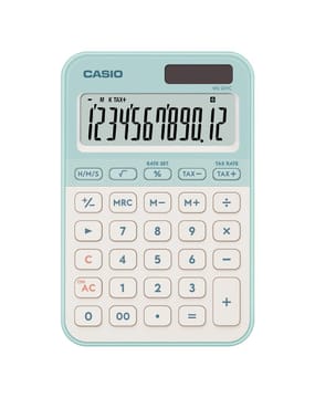 Casio MS-20YC-LG skaičiuotuvas Desktopas Pagrindinis skaičiuotuvas Šviesiai žalia