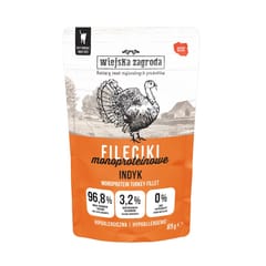 WIEJSKA ZAGRODA Fillet Turkey Mono - šlapias kačių maistas - 85g