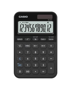 Casio MS-20YC skaičiuotuvas Desktopas Pagrindinis skaičiuotuvas Juoda