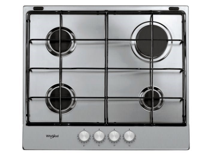 Whirlpool TGML 650 IX viryklė Sidabras Įmontuoti Dujinė 4 zone(s)