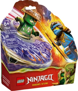LEGO NINJAGO 71849 Nya prieš elementų monstrą Spinner