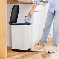ROTHO Ribo White - šiukšliadėžė su pedalu – 35l 6