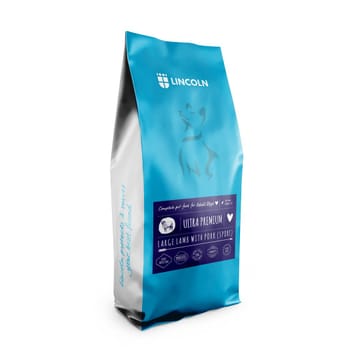 LINCOLN Ultra premium Large Lamb with pork - sausas maistas šunims - 12kg