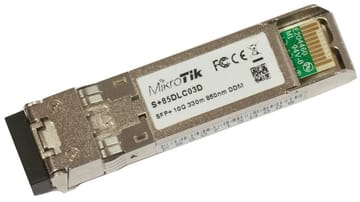 Mikrotik S+85DLC03D tinklo siųstuvų-imtuvų modulis Optinis pluoštas 10000 Mbit/s SFP+ 850 nm