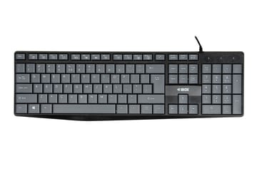 iBox IKC2010G klaviatūra Namo USB QWERTY Anglų Pilka, Juoda