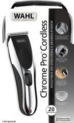 Plaukų kirpimo mašinėlės WAHL Chrome Pro Cordless 09649-1316 Sidabras, Juoda 2