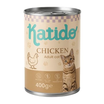 KATIDO Chicken - šlapias kačių maistas - 400g