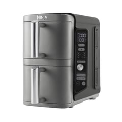 Ninja SL400EU gruzdintuvė Dvigubas 9,5 L 2470 W Karšto oro gruzdintuvė Juoda, Pilka 2