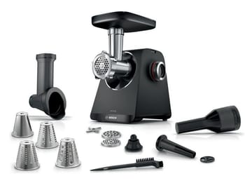 Bosch Serie 4 MFWS440B mėsmalė 1900 W Juoda, Sidabras
