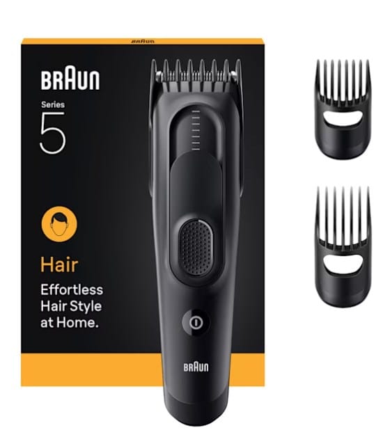 Braun HC5530 plaukų kirpimo mašinėlė Juoda 17 Nikelio-metalo hidridas (NiMH)
