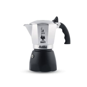 Bialetti Brikka Mokos gaminimo indas 0,17 L Juoda, Nerūdijančiojo plieno
