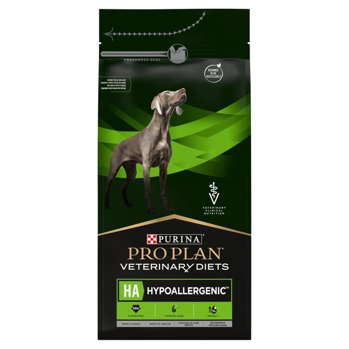 PURINA Pro Plan Veterinary Diets Canine Hypoallergenic - sausas maistas šunims - 1,3kg