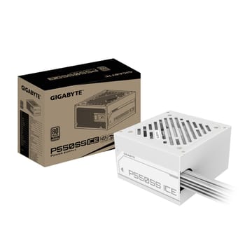 GIGABYTE P550SS ICE maitinimo blokas 550 W 20+4 pin ATX ATX Balta