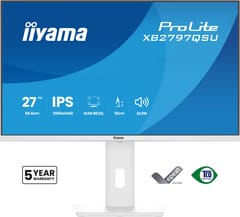 iiyama ProLite XB2797QSU-W1 kompiuterio monitorius 68,6 cm (27") 2560 x 1440 pikseliai Quad HD LED Balta 2