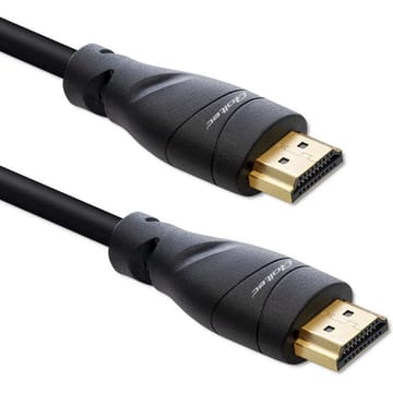 Qoltec 50353 HDMI v2.1 kabelis Itin didelės spartos 8K | 60 Hz | 26AWG | AUKSAS | 5 m