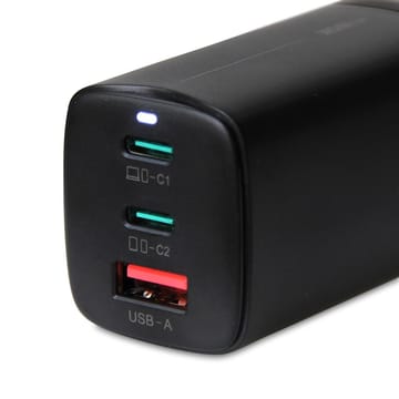iBOX C-65 Black, GaN 65W universalus pakrovėjas