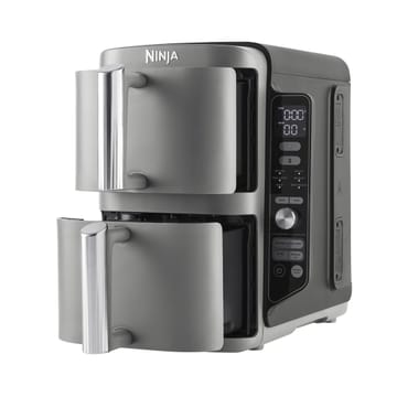 Ninja SL400EU gruzdintuvė Dvigubas 9,5 L 2470 W Karšto oro gruzdintuvė Juoda, Pilka
