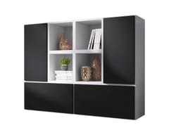 Cama ROCO19 BI/BI/CZ svetainės sekcija Spinta daiktams ir garso / vaizdo technikai laikyti 1