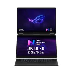 ASUS ROG Zephyrus Duo 16 GX651AX-U9322X Ultra 9 386H 2x16.0"3K Touch OLED 120Hz 1100nits AG 32GB LPDDR5X SSD2TB GeForce RTX 5090 24GB Cam1080p + IR 90WHrs W11Pro Aluminum Stellar Grey 2