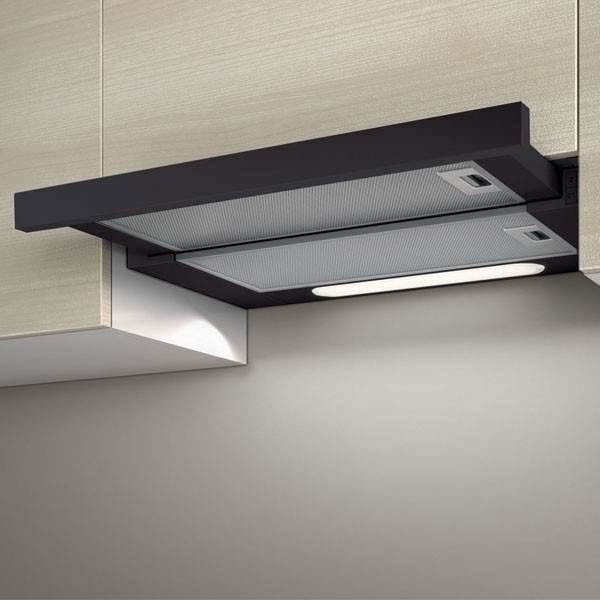 Elica ELITE 14 LUX BL/A/50 Montuojama pagal Juoda 650 m³/h