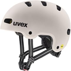 UVEX Kid 4 Style MIPS vaikiškas dviračio šalmas, warm grey matt