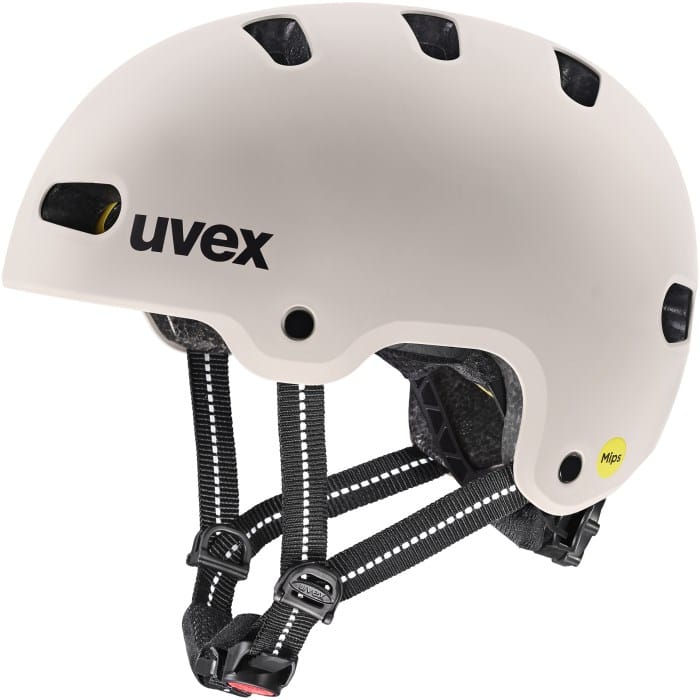 UVEX Kid 4 Style MIPS vaikiškas dviračio šalmas, warm grey matt