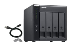 QNAP TR-004 saugojimo diskų korpusas HDD / SSD aptvaras Juoda 2.5/3.5" 5