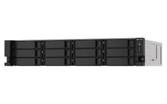 QNAP TS-1273AU-RP-8G NAS ir duomenų saugojimo serveris Stovas (2U) Ryzen Embedded V1500B 8 GB DDR4 0 TB QNAP QTS Aliuminis, Juoda 3