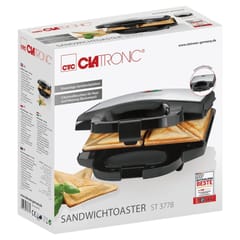 Clatronic ST 3778 sumuštinių keptuvė 750 W Juoda, Nerūdijančiojo plieno 4