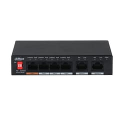 Dahua Technology PFS3006-4ET-60 Ne-valdomas L2 Fast Ethernet (10/100) Maitinimas per Eternetą (PoE) Juoda