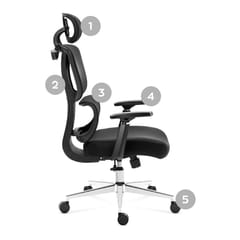 Sukamasis krėslas Expert 4.6 Black 7